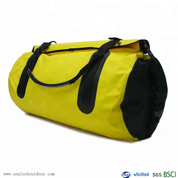 Sarı Su keçirməyən Duffel Çanta İlə PVC500D