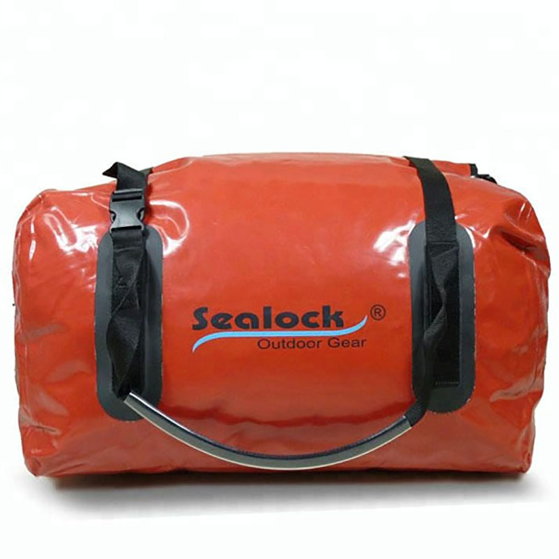 Qırmızı Pvc ilə 80Litr Suya davamlı Duffel Çanta